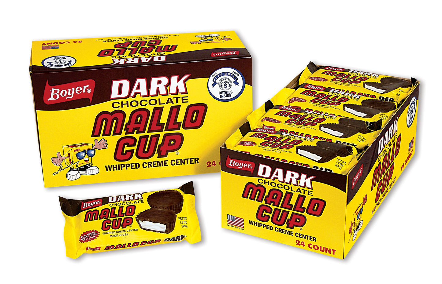 (S2-01) Us - Mallo Cup Dark Chocolate -1.5oz X 1 Unit