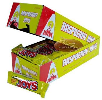 (S2-03) US - Joyva Chocolate Covered Raspberry Joys Bar 1.5oz (43g) x 1 Unit - SugarMarket.ca