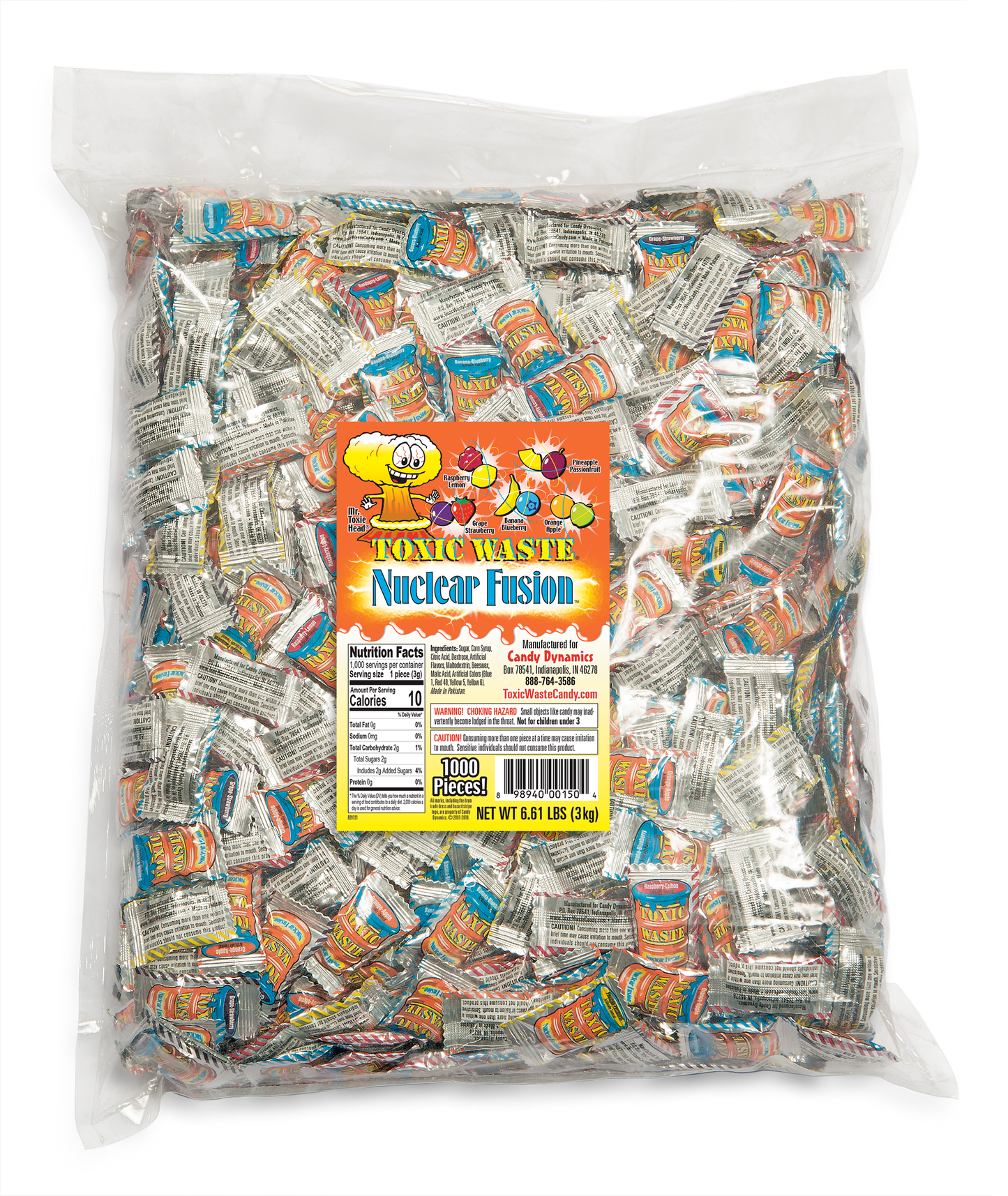 (S2-05) Pakistan - Bulk - Toxic Waste Nuclear Fusion 1000 pieces X 1Bag
