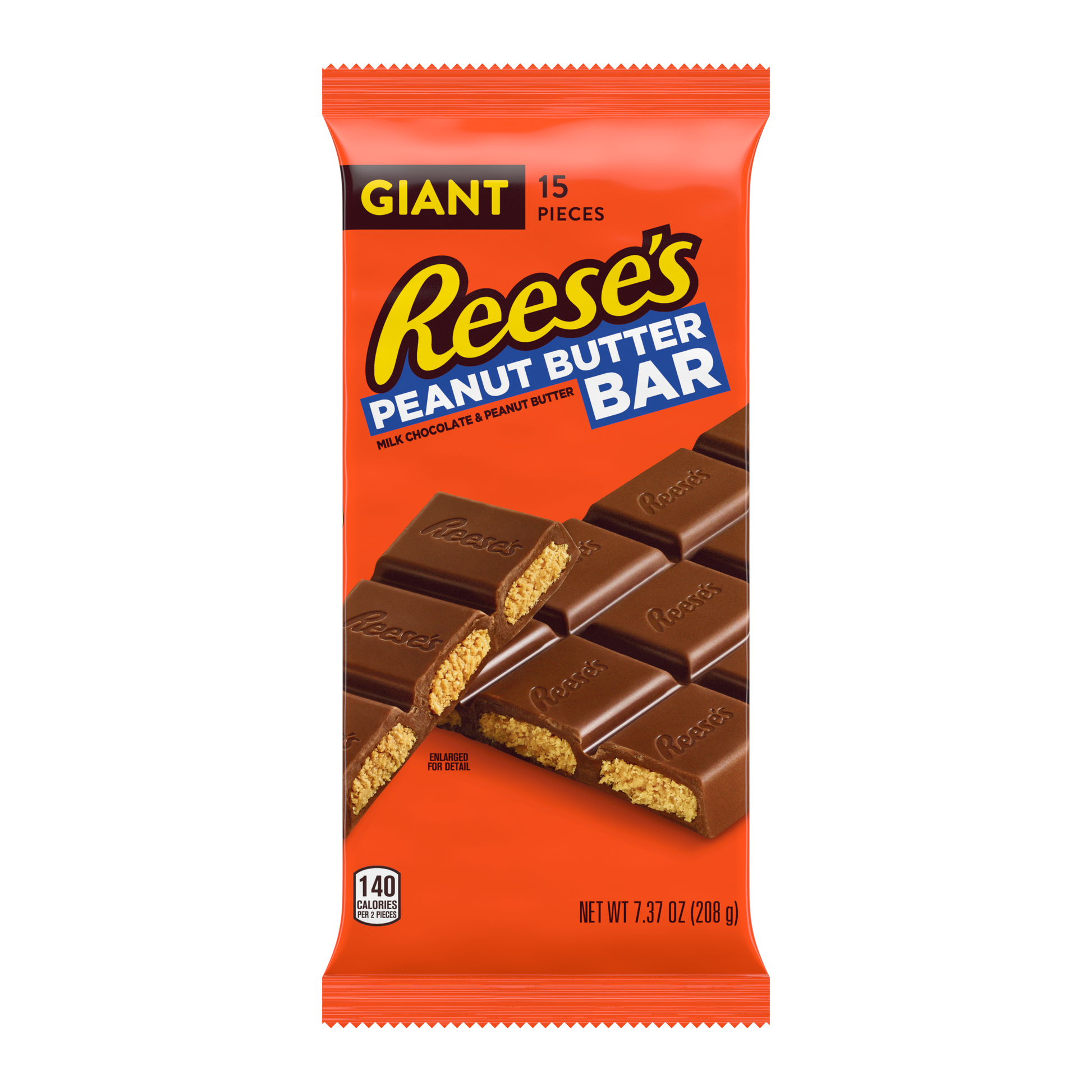 (S2-07) US - Reese Peanut Butter Cup Giant Bar 7.37 oz x 12 - SugarMarket.ca