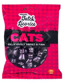 (S3-01) Netherlands - Gustaf Dutch Licorice Cats Peg Bag 5.29oz (150g) x 1 Units