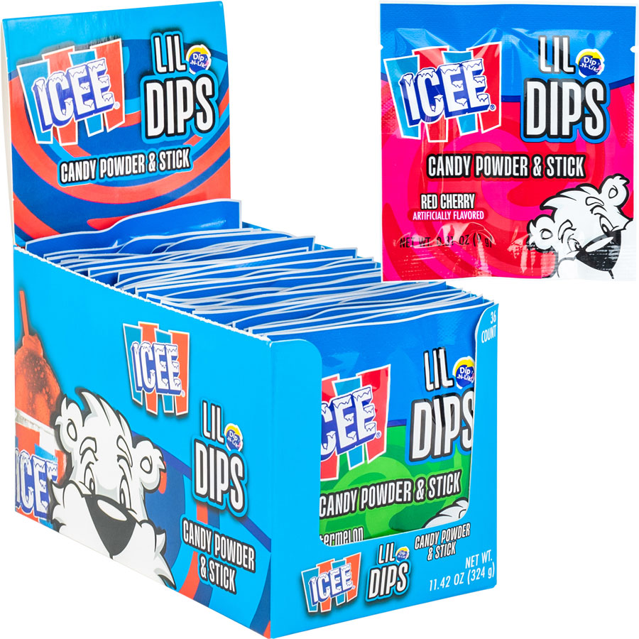 (S5-08) CHINA - KOKO ICEE Lil Dips SINGLES 0.31OZ X 36 UNITS - SugarMarket.ca
