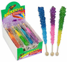 (S5-08) US - ROCKSICLES ROCK CRYSTAL CANDY STICKS DISPLAY 0.6oz (17g) x 24 units - SugarMarket.ca