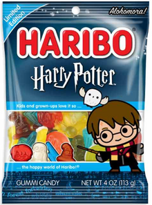 (S6-03) GERMANY - Haribo Harry Potter Limited Edition - Peg Bag 4oz (113g) x 12 Units - SugarMarket.ca