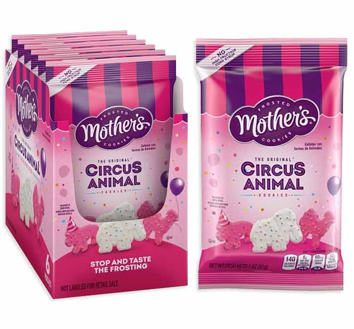 (S6-05) US - Mother Circus Animal Cookie 3oz (85g) x 6 units - SugarMarket.ca