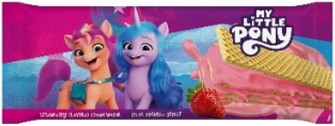 (S9-02) TURKEY - MY LITTLE PONY - STRAWBERRY WAFER 40g x 24 units