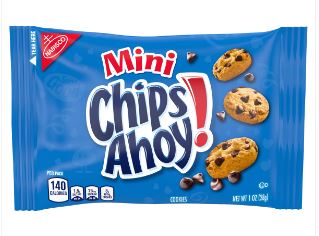 (S6-10)  US-  Chips Ahoy - Mini CHIPS AHOY Cookies 1oz (28g) x 10 units