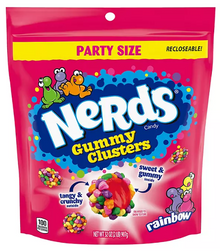 (S1-03) Single - Nerds Gummy Clusters - Party Size 32oz (907g) x 1 Unit