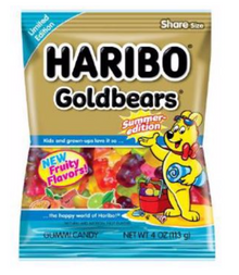 Haribo Gold Bears - Summer Edition 4 oz x 36 units