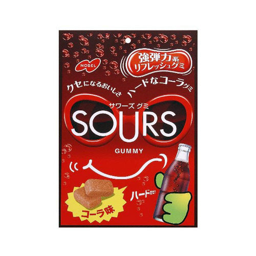 JAPAN NOBEL Sours Gummy Cola 45g x 6 units