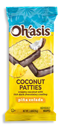 (S5-06) Oh!asis Coconut Patties - Pina Colada 76g x 12 units