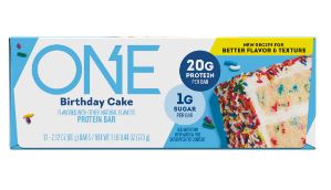 (S2-03) US - Hershey ONE Birthday Cake Flavored Protein Standard Bar 2.12oz(60g) x 12 Units