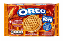 (S5-05) Oreo - Chicken & Waffles Sandwich Cookie 10.68oz (303g) x 12 Units