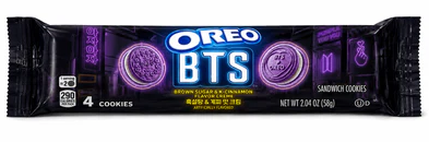(S5-05) Oreo LE BTS Brown Sugar Pancake Cookie (4 Pack) 2.04oz (58g) x 12 Units