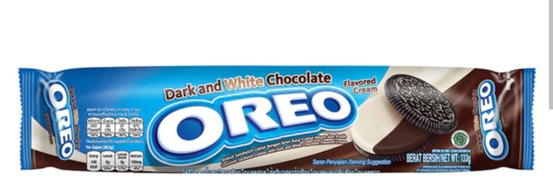 Halal OREO ROLL - Dark and White 123.5g x 24 units (Product of Indonesia) (Limited 6 Boxes per Store)