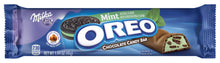 Milka Oreo Mint Chocolate Bar 1.44oz Standard Size x 24 units