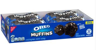 (S3-01) OREO MUFFINS ORIGINAL (2 Pack) - 4 oz (113g) x 4 Units