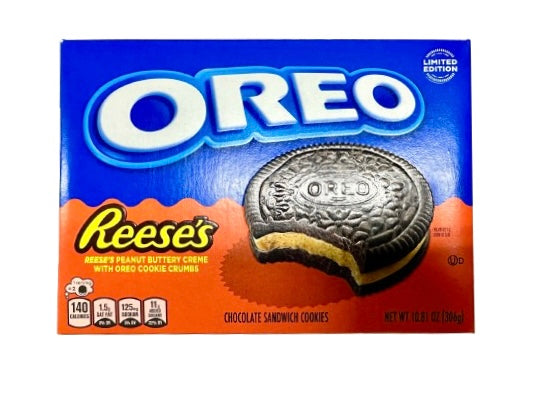 (S3-01) Oreo Reese Peanut Butter Cookies Limited Edition -10.81oz (306g) x 12 Units