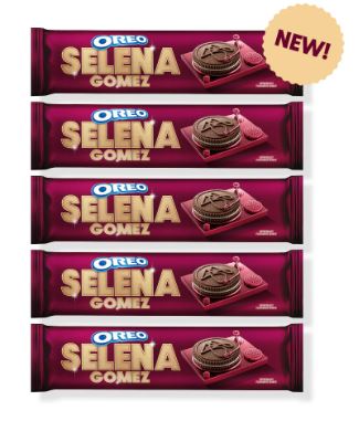 (S1-08) OREO LE Selena Gomez CHOC & CINNAMON COOKIES - 2.04 OZ(58g) x 12 Units
