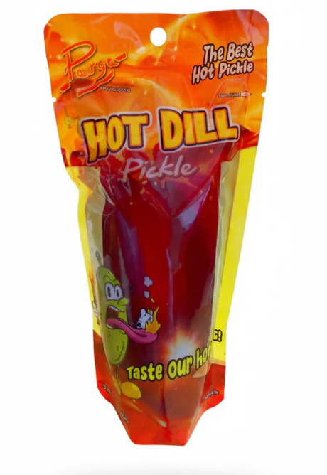 (S5-03) PARGA - HOT DILL PICKLE RELISH POUCH x 16 units (Buyer is responsible if Pickle Juice may leak during shipping)