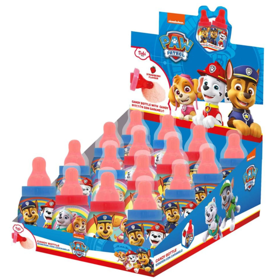 (S6-14) Paw Patrol Candy Bottle 18g x 24 Units