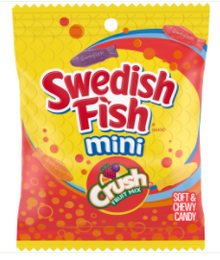 Peg - Swedish Fish - Crush 3.6oz (102g) x 12 Units