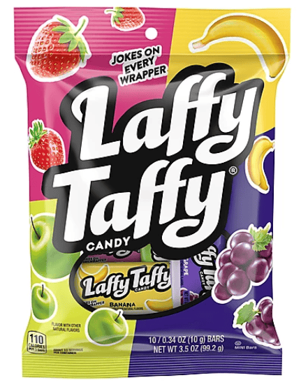 (S6-06) Mexico - Peg - Wonka Laffy Taffy - Assort 3.5oz (99g) x 12 units - SugarMarket.ca