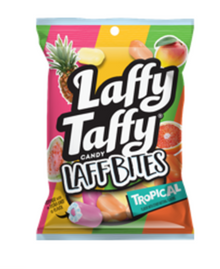 Peg - Wonka Laffy Taffy Laff Bites - Tropical 6oz x 10 units
