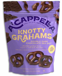 PEG BAG - ACAPPELLA KNOTTY GRAHAMS - DBL DK CHOCOLATE SEA SALT 4.5oz x 6 units