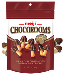 PEG BAG - MEIJI CHOCOROOMS LARGE STAND UP 5oz x 12 units