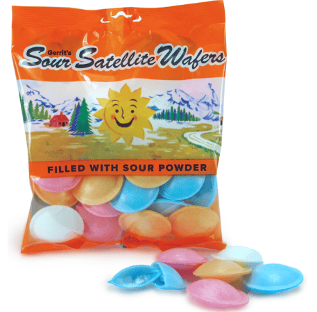 (S6-06) BELGIUM - PEG BAG - SATELLITE WAFERS - SOUR 1.23oz(35g) x 1 Unit