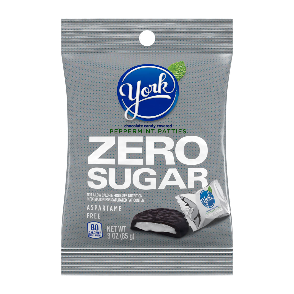 (S7-09) US - Sugar Free - Hershey's York  Peg Bag 3oz x 12 Units