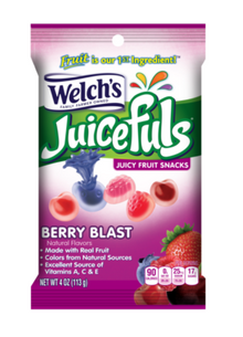 Peg Bag - Welch Juicefuls - Berry Blast 4oz (113g) x 12 units