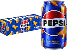 (S1-01) Beverage - Pepsi Cola - Mango Soda Pop 12 floz (355ml) x 12 cans (Buyer is responsible if drinks may leak during shipping and weather)