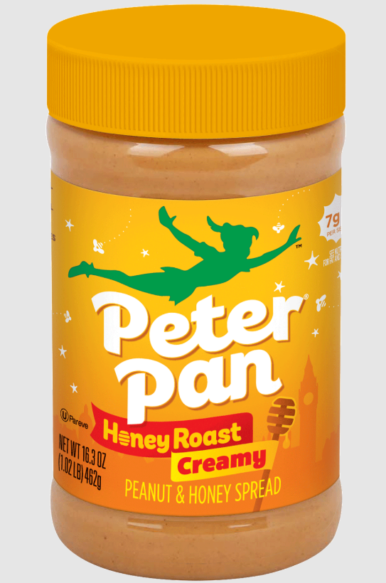 (S2-04)  US -Peter Pan Spread - Creamy Honey Roast Peanut Butter 16.3oz (462g) x 12 units