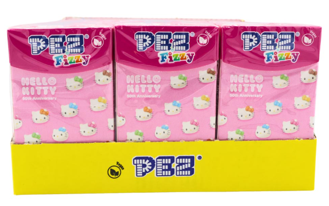 (S4-01) Hungary - Pez - Fizzy - Hello Kitty 30g x 24 Units