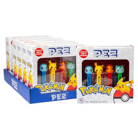 CASE-PEZ - Gift - Pokemon Gift Set (4 Disp + 6 Rolls) x 6 Unit