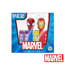 CASE-PEZ - Twin Gift Set - Marvel (Spiderman / Iron Man / Black Panther) Astd x 12 Unit