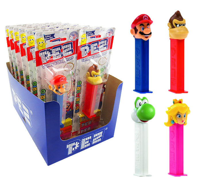 (S7-15) US - PEZ BLISTER - Nintendo X 12 units