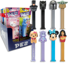 (S7-11)  Pez Blister Pack  - Favorite Characters Assortment .87oz (25g) x 12 Units