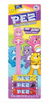 (S7-12) Pez Blister Pack - Care Bears Assortment .87oz (25g) x 12 Units