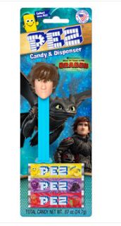 (S7-11) Pez Blister - How to Train Your Dragon Assorted x 12 Units