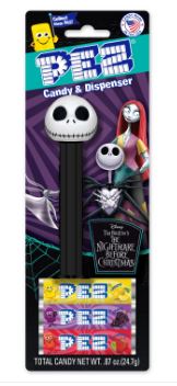 Halloween - Pez Blister Pack - The Nightmare Before Christmas Assortment 0.87oz x 12 Units