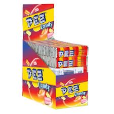 (S7-10) US - PEZ - Refills Rolls - Original Fruit Candy 12 units