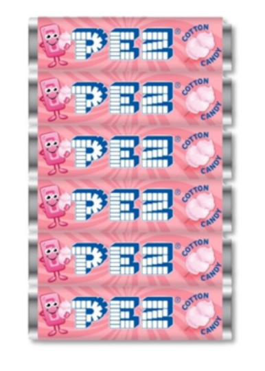 Pez Refills - Cotton Candy Flavour 6PK x 12 units
