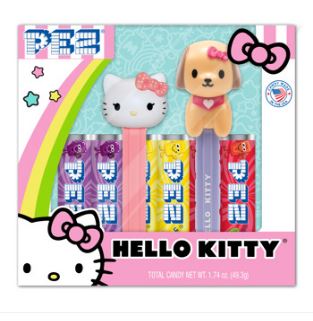 (S7-10) CASE - Pez Twin Pack - Hello Kitty  1.74 oz (49g) x 12 units
