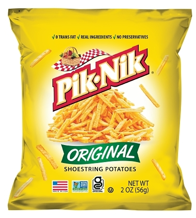 (S6-12) US - Chips - Pik-Nik Shoestrings 2 oz (56g) x 24 Units
