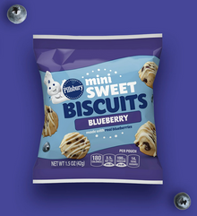Pillsbury Blueberry Mini Sweet Biscuits 1.5oz (42g) x 28 units