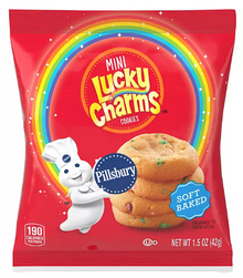 (S1-02) Single -  Pillsbury Soft Baked Lucky Charms Mini Cookies 1.5oz (42g) x 1 bag