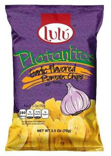 (S1-02) Single - Plantain Chips - Garlic 2.5oz (71g) x 1 Unit